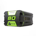 Greenworks 80 -Volt, 2 Ah 1 -Pack Lithium Ion (Li-ion) Battery