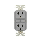 Eaton 20 -Amp 125-volt Tamper Resistant GFCI Residential Decorator Outlet Receptacles , Gray