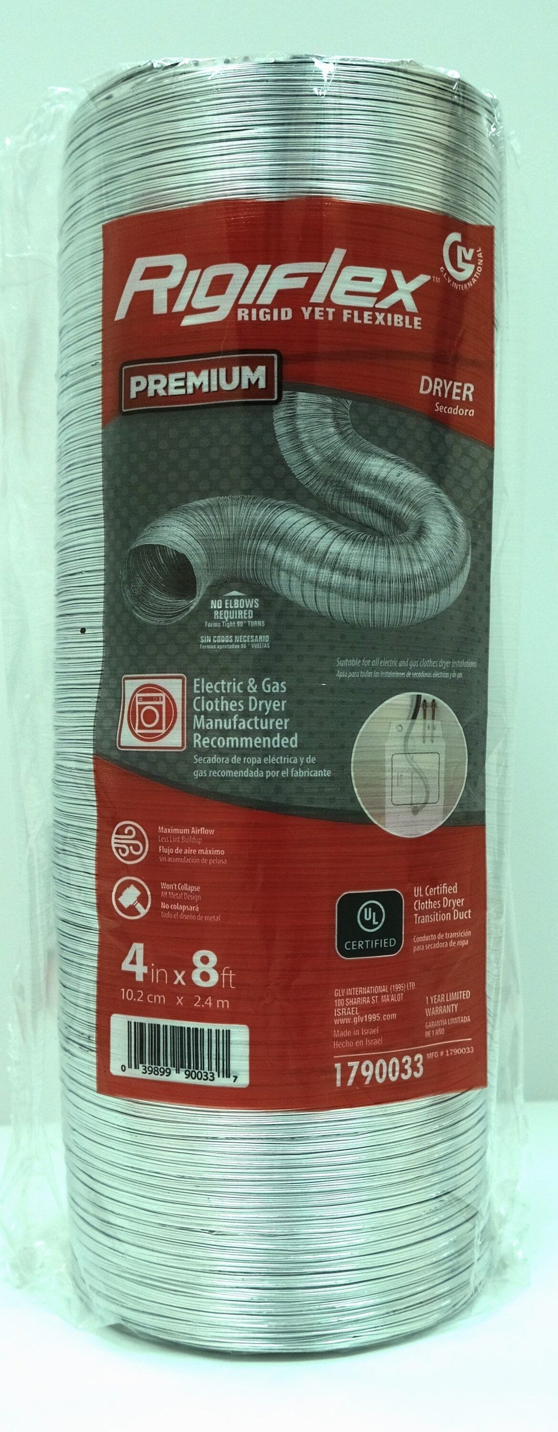 RIGIFLEX Dryer vent ( silver )