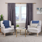 Origin 21 36-in to 72-in Brushed Gold Iron Single Curtain Rod with Finials