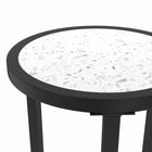 Style Selections Nesting Round Outdoor End Table 16.25-in W x 16.25-in L