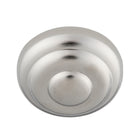 Project Source 13-in Brushed Nickel Indoor 1 -Light LED Flush Mount Light with Frosted Glass