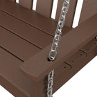 allen + roth by POLYWOOD Oakport 2 -person Mahogany Outdoor Swing