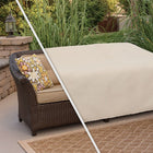 Style Selections Tan Polyester Patio Furniture Cover For Sofa