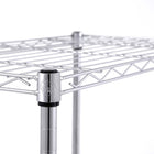 Style Selections 23-in W x 13.4-in D x 30.5-in H 3 -Tier Chrome Metal Wire Utility Shelving Unit