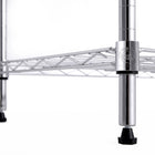 Style Selections 23-in W x 13.4-in D x 30.5-in H 3 -Tier Chrome Metal Wire Utility Shelving Unit