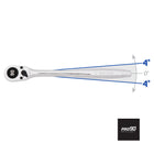 Kobalt 90 -Tooth 3/8-in Drive Full polish Handle Ratchet