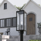 Quoizel Breitling 21.5-in Matte black Modern/contemporary Outdoor Light post lantern