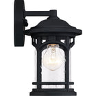 Quoizel Kessel 1 -Light 10-in H Matte Black Hardwired Outdoor Wall Light