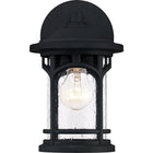Quoizel Kessel 1 -Light 10-in H Matte Black Hardwired Outdoor Wall Light
