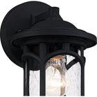 Quoizel Kessel 1 -Light 10-in H Matte Black Hardwired Outdoor Wall Light