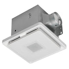 Homewerks 1.5-Sone 110-CFM White Decorative Lighted Bluetooth Compatibility Bathroom Fan