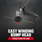 CRAFTSMAN WS2200 25-cc 2-cycle 17-in Straight Shaft Attachment Capable Gas String Trimmer