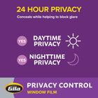GILA Rice Paper 36-in x 78-in Adhesive Privacy-control Window Film