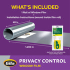 GILA Rice Paper 36-in x 78-in Adhesive Privacy-control Window Film