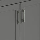 Style Selections Esterbrook 24-in Dark Gray Single Sink Bathroom Vanity with White Cultured Marble Top (Fully Assembled)