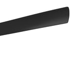 Harbor Breeze Stokes II Easy2Hang 52-in Matte Black with Matte Black Blades Covered Outdoor Downrod or Flush Mount Propeller Ceiling Fan Without Light and Remote Control Included 3 -Blade