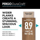 Pergo DuraCraft Nottingham Oak 22-mil x 8-3/4-in W x 47-in L Waterproof Click Lock Luxury Vinyl Plank Flooring ( 17.22-sq ft Per Carton )