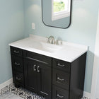 Project Source 2.37-in H x 49-in L White Cultured marble Bathroom Backsplash
