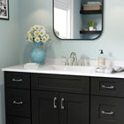 Project Source 2.37-in H x 49-in L White Cultured marble Bathroom Backsplash