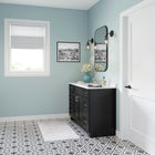 Project Source 2.37-in H x 49-in L White Cultured marble Bathroom Backsplash