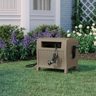 Suncast Slide Trak Hideaway Plastic 175-ft Container Hose Reel