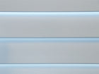 allen + roth Trim at Home 2-in Slat Width 34-in x 72-in Cordless White Faux Wood Room Darkening Horizontal Blinds