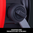 CRAFTSMAN 12-in High Velocity Indoor Industrial Fan, Battery Powered, in Red and black