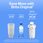 Brita Tahoe 10-Cup White Plastic Water filter pitcher