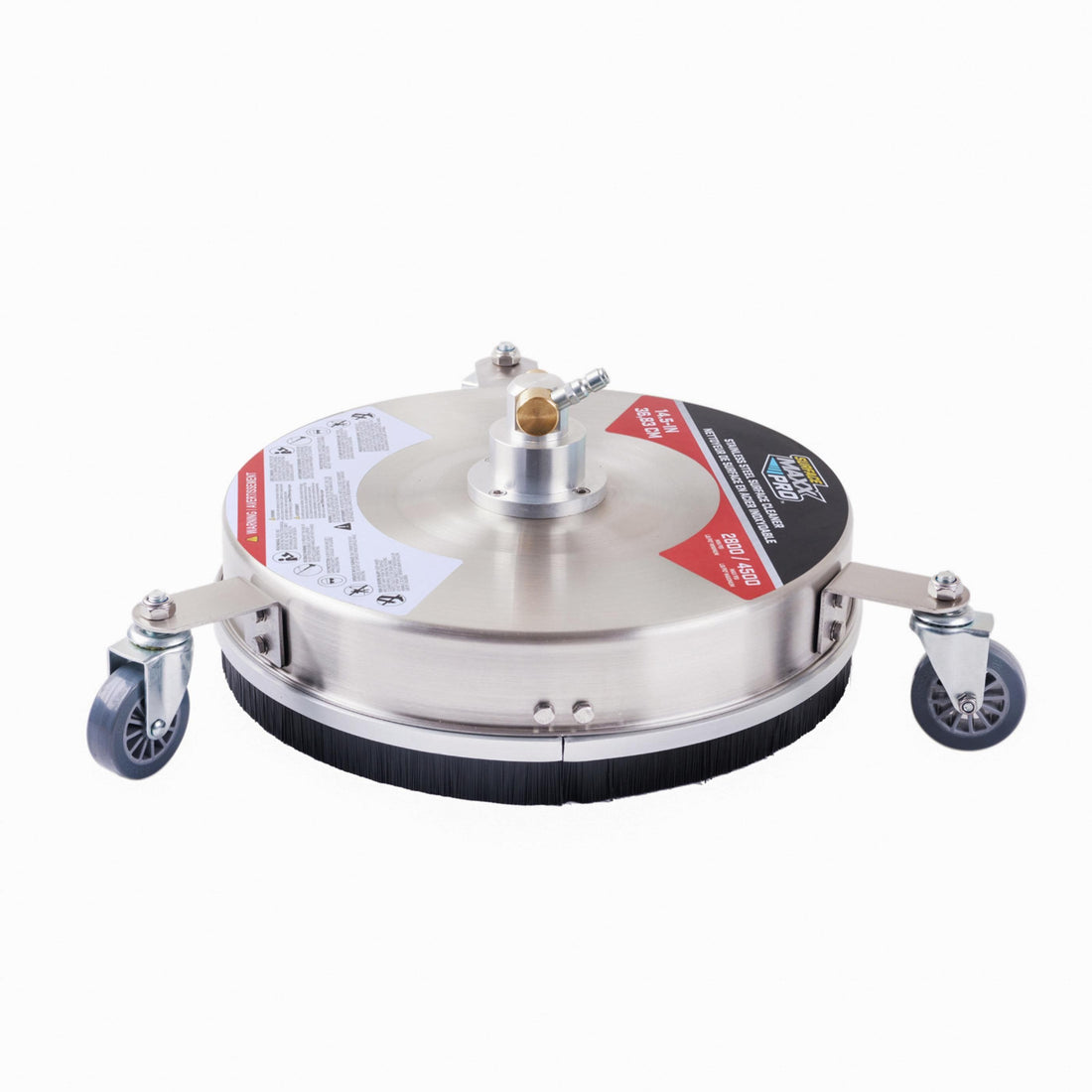 SurfaceMaxx PRO 14.5-in up to 4500-PSI Rotating surface cleaner for Gas and electric pressure washers