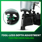 Metabo HPT 1-3/4-in 15 -Degree Pneumatic Coil Roofing Nailer