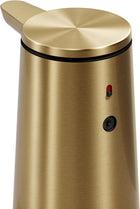 simplehuman Sensor Pump Foam Stainless Steel, Automatic Soap Dispenser for Kitchen and Bathroom, Touch-Free, Variable Dispense for Volume Control, Brass