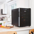 Koolatron Wine Fridge - Wine Cooler, 20 Bottle Cabinet for Champagne, Red & Whitewines, Freestanding Cellar For Bar, Home, Kitchen, Double Paned Glass Door, (48L)