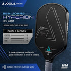 JOOLA Ben Johns Hyperion CFS Pickleball Paddle - Carbon Surface with High Grit & Spin