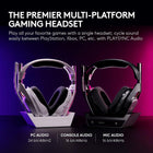 Logitech G Astro A50 Lightspeed Wireless Gaming Headset + Base (Gen 5), PRO-G Graphene, 3-System Switching, USB-C to Xbox, PS5, PC/Mac, Nintendo Switch, Switch 2, Bluetooth - Black