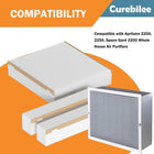 201 Replacement Filter MERV 13 Compatible with Aprilaire 2200, 2250, Space Gard 2200 Whole House Air Cleaner Purifiers and Lennox PMAC-20C (Lennox X0445), MERV-13 Air Filter, 3-Pack