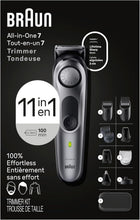 Braun All-In-One Style Kit Series 7 7420, 11-in-1 Trimmer for Men with Beard Trimmer, Body Trimmer for Manscaping, Hair Clippers & More