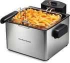 Hamilton Beach® Professional-Style 5 Litre Deep Fryer with Timer, Stainless Steel, 35043C