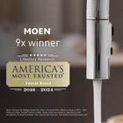 Moen T994 Chateau Two-Handle Low Arc Roman Tub Faucet Without Valve (Chrome)