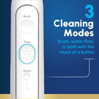 Waterpik Waterflosser Sonic-Fusion 2.0 For Clean Teeth, Gums, Braces, Dental Care, Electric Toothbrush + Water Flosser Combo, Countertop Oral Irrigator White (1 Count)