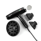 BabylissPRO Falco Professional Ionic High-Performance Digital Hair Dryer, Includes Comb, 2 Nozzles, Diffuser & Replacement Filter, High-Speed Motor, 3 Speed & 4 Heat Digital Settings With Cool Shot