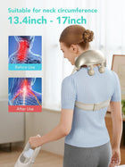 SKG Neck Massager for Pain Relief Deep Tissue Eligible Shiatsu Shoulder Massger with Heat, H7 Ultra Gifts for Men and Women Birthday