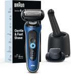 Braun Electric Razor for Men Series 6, Electric Shaver, Precision Trimmer, 4-in-1 Clean & Charge Center, Travel Case, S6 6172cc, 1 item