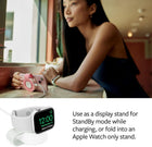 Twelve South Butterfly SE 2-in-1 Qi2 USB-C MagSafe Charging Station (Not Wireless) Travel Charger for iPhone 15/14/13/12, Apple Watch, AirPods Pro Portable Charging Stand, White