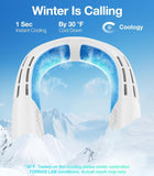 TORRAS COOLIFY 2S Neck Air Conditioner, Portable Personal Cooler & Strong Wind Warmer, 3 Speeds, Neck Fan with App Control, Rechargeable, Color