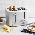 ZWILLING Enfinigy 4-Slice Toaster - Extra Wide 1.5 Bagel Slot, 7 Toast Settings, Reheat, Cancel, Defrost - Silver