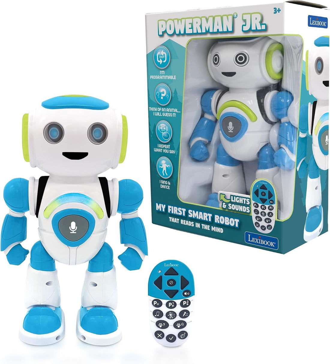 Powerman® JR. STEM Robot with Quiz, Music and Games (English)