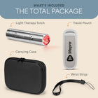 Lifepro Lumicure Pro Red Light Therapy Device for Body & Face – Infrared Therapy Torch with Three Wavelengths 420nm,660nm & 900nm – Portable Pocket Size NIR Device for Wellness