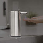 simplehuman 9 oz. Touch-Free Sensor Liquid Soap Pump Dispenser, Brushed Stainless Steel