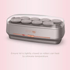 INFINITIPRO BY CONAIR Hot Roller Set with Ionic Generator, Eight 2-inch Jumbo Rollers plus Eight 2-prong clips,Champagne